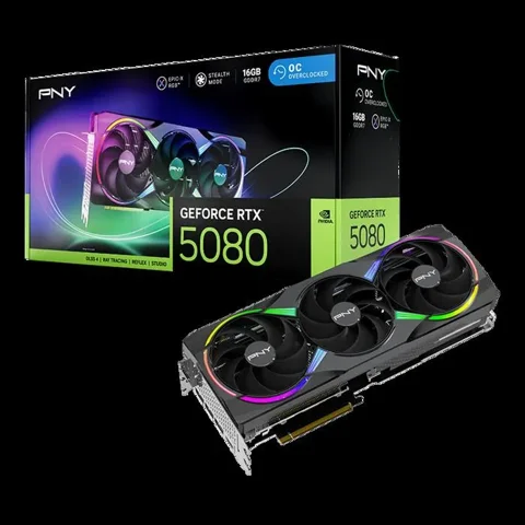 Pny Carte graphique - PNY - GeForce RTX 5080 - 16 Go - Overclocking - ARGB