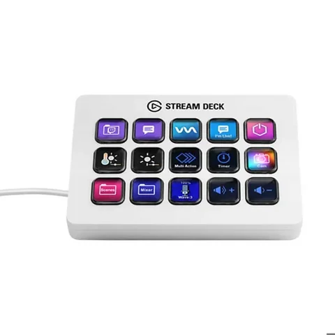 Elgato Contrôleur de streaming - ELGATO - Stream Deck MK.2 - 15 touches LCD - Windows/Mac - Blanc