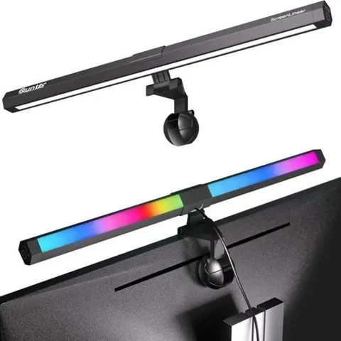 NOBRAND LED Lampe Ecran PC USB dordinateur 40CM RGB Light Bar Monitor Computer Lumière Ambiante Réglable 15 Couleurs d Eclairage