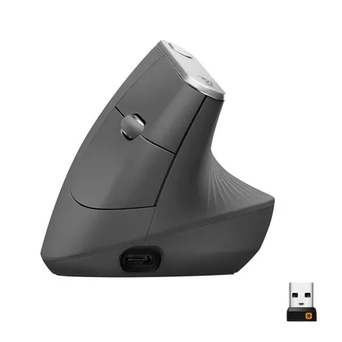 Logitech Souris - Sans Fil - Logitech - MX Vertical - Gris