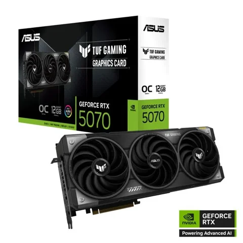 Asus Carte Graphique - Asus - TUF Gaming GeForce RTX 5070 - 12 Go GDDR7 - PCIe 5.0 - HDMI DisplayPort