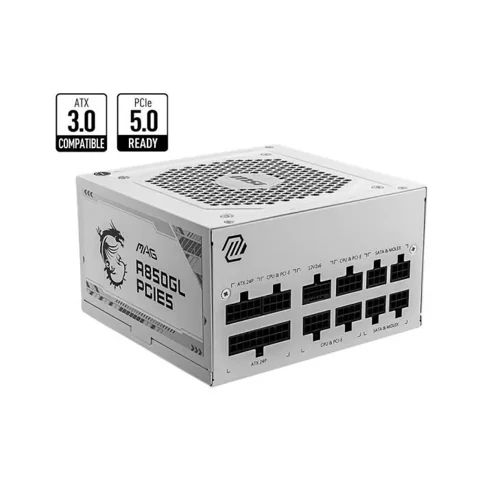 MSI MSI - MAG A850GL PCIE5 WHITE - Bloc dalimentation interne - 850W