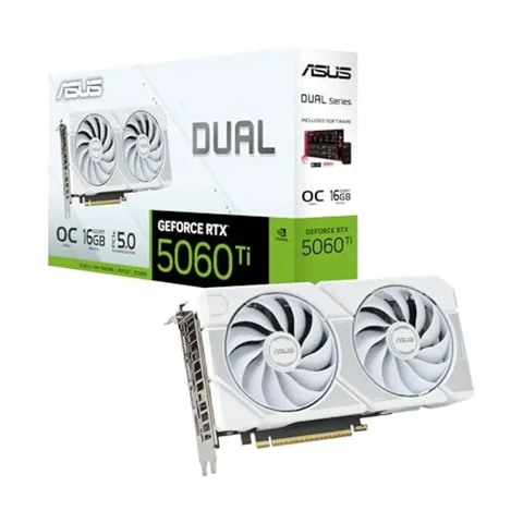 Asus Carte Graphique - ASUS - GeForce RTX 5060 Ti - 16GB GDDR7 - PCIe 5.0 - DLSS 4 - HDMI 2.1b