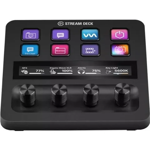 Elgato Clavier Elgato Stream Deck+ - console de mixage audio de production et contrôleur de studio