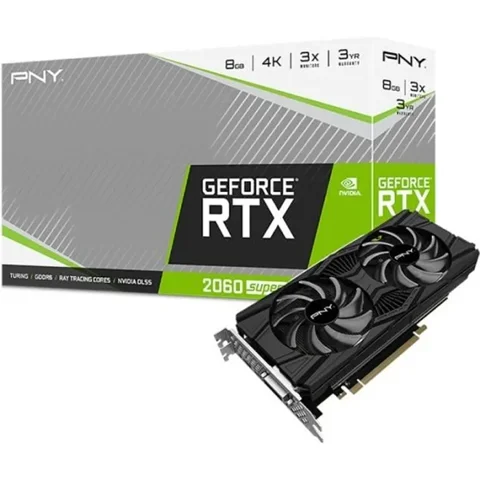 Pny PNY Carte graphique GeForce RTX 2060 SUPER Dual Fan (VCG20608SDFPPB)