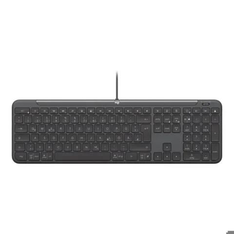 Logitech Clavier - LOGITECH - Signature Slim Wired K620 - USB-C - Touches à ciseaux silencieuses - 66% plastique recyclé