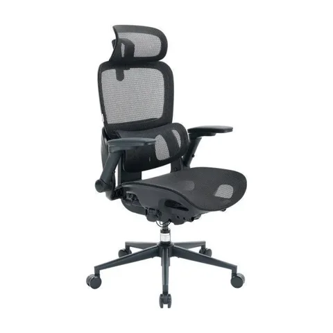 SIHOO SIHOO B300 Chaise Ergonomique Soutien Lombaire Dynamique Accoudoirs 6D Appui‑tête 3D Maille Noir