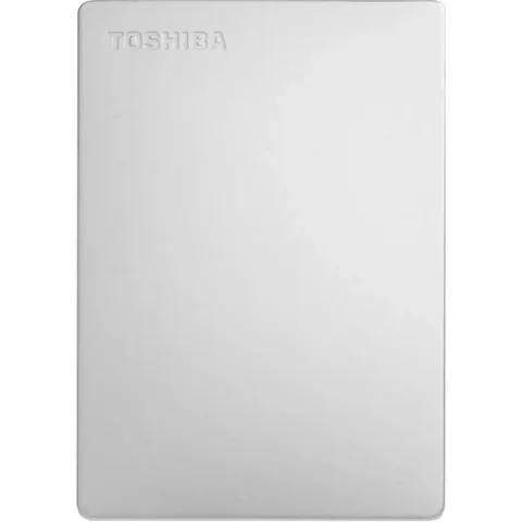 Toshiba Disque dur externe - TOSHIBA - Canvio Slim - 2 To - Argent