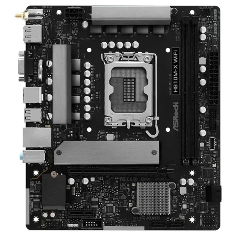 ASRock Carte mère - ASROCK - H810M-X WiFi - LGA 1851 - Micro ATX - WiFi