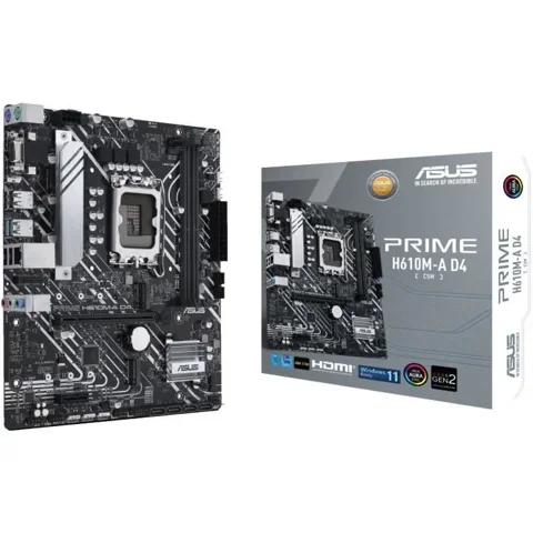 Asus Carte mère - ASUS - PRIME H610M-A D4-CSM - Intel H610 LGA 1700 micro ATX