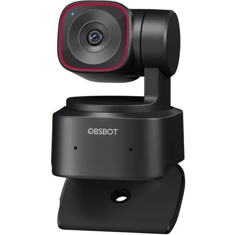 OBSBOT Webcam OBSBOT Tiny 2 Lite - Webcam 4K pour PC Webcam PTZ pour Streaming avec Capteur 1/2 Suivi AI Contrôle Gestuel 60 FPS HDR Mic