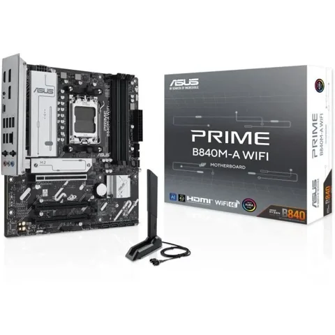Asus Carte mère - ASUS - PRIME B840M-A WIFI - AMD B840 - Emplacement AM5 micro ATX